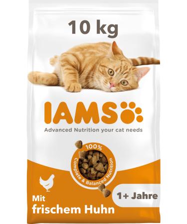 IAMS dry cat food with chicken - dry food for cats aged 1-6 years 10 kg Chicken 10 kg (1 pack)