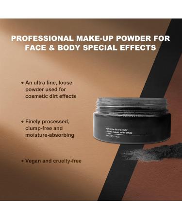  Jonlaki Super Fine Makeup Special Effects Powder Dirty Effect Powder Sweat Resistant Long Lasting Halloween Cosplay Party (Black) - Buy Online on GoSupps.com