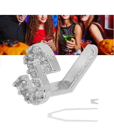 Shop Verdant Touch Hip Hop Teeth - Removable Silver Dentures for Halloween & Cosplay Accessories - Buy Online on GoSupps.com