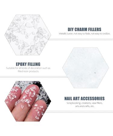 Toyvian Breloques Nail Art Verre Pil 200g Transparent Irregulier Charges Epoxy Diy Ongles Accessoires Manucure Paillettes D coration Nail Art Professionnel - Buy Online on GoSupps.com