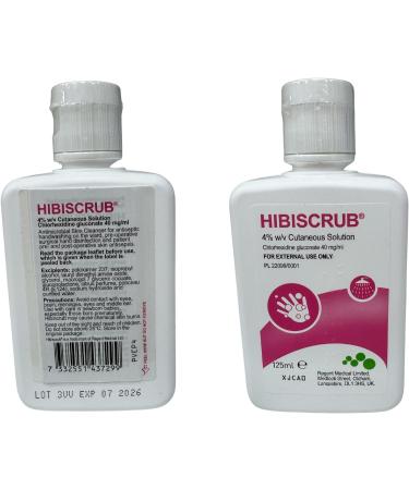 Hibiscrub Plus 125ml Single by Molnlycke Healthcare - Antibacterial Skin Cleanser - Buy Online on GoSupps.com