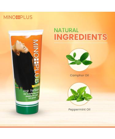 Mino Plus Organic Hair Fertilizer 150g with Carrot Oil - Prevent Hair Loss Naturally - Buy Online on GoSupps.com