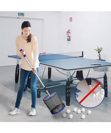 BESPORTBLE Pingpong Ball Retriever - Blue Table Tennis Ball Pick Up Net Bag for Training - Buy Online on GoSupps.com