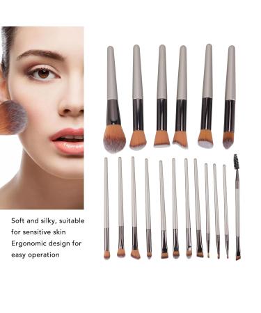 Premium 18-Piece Makeup Brush Set - Soft Powder Cosmetic Applicators for Eyeshadow Blush & Eyelashes | International Shipping Available - Buy Online on GoSupps.com