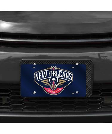 Rico Industries NBA Philadelphia 76ers Laser Inlaid Metal License Plate Tag New Orleans Pelicans Navy - Buy Online on GoSupps.com