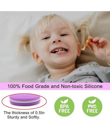 Sensory Chew Necklace for Kids & Adults with Autism, ADHD, SPD - Silicone Teething Necklace for Babies - Purple Chew Toy - Buy Online on GoSupps.com