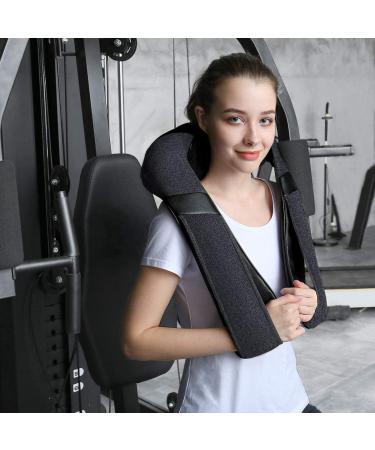 Shiatsu Electric Back and Neck Massager with Heat - Muscle Pain Relief Pillow for Shoulders - Christmas Gifts Gray - Buy Online on GoSupps.com