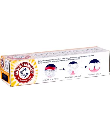 6x Arm & Hammer Extra White Professional Clean Feeling Toothpaste 125g - 6 Pack | International Shipping Available - Buy Online on GoSupps.com