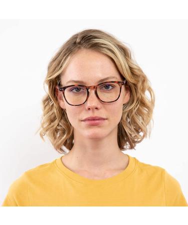 Muunel High Index Glasses 1.6 | Essilor AR Coating | Ultra-Slim Black Frame for Women | William Ultimate Thin | Power Tortoise 0.25 X - Buy Internationally - Buy Online on GoSupps.com