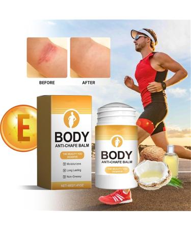 Anti Friction Thigh Stick Anti Friction Thigh Cream Sports Anti-Friction Stick Lubricant Body Creams Outdoor Body Repair Cream for Arm Chest (1PC) - Buy Online on GoSupps.com