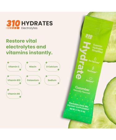 310 Shake Chocolate Bliss + Hydrate Cucumber Bundle Plant-Based Meal Replacement with Superfoods & Electrolytes Keto Friendly Sugar-Free 28 Shake Servings + 30 Hydration Packets - Buy Online on GoSupps.com