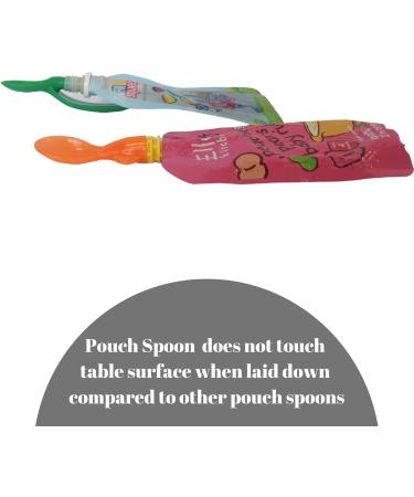 Fill n Squeeze Baby Spoon for Pouches - Simple Puree Spoon Clip for Ellas Kitchen Organic Food Pouch - Pack of 1 - Buy Online on GoSupps.com