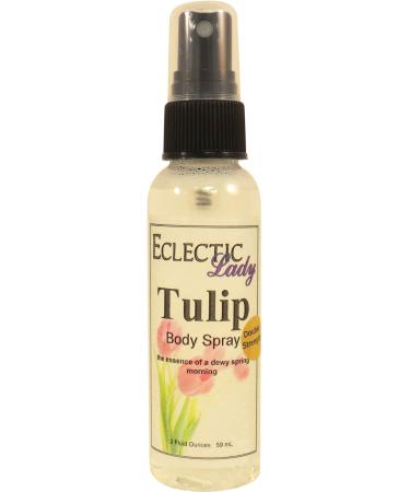 Tulip Body Spray (Double Strength) 2 ounces Body Mist for Women with Clean Light & Gentle Fragrance Long Lasting Perfume with Comforting Scent for Men & Women Cologne with Soft Subtle Aroma For 2 Fluid Ounces (Double Strength)