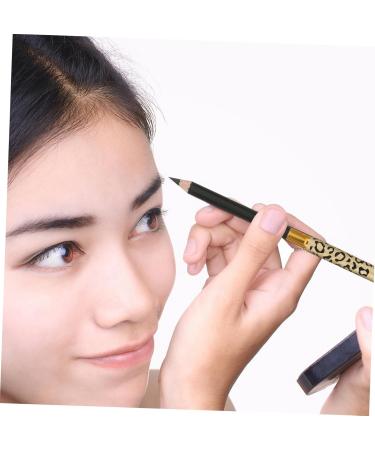TOVINANNA 2Pcs Double Head Eyebrow Pencil with Brush Waterproof Professional for Precise Shapes Fills Brows (Black) - Buy Online on GoSupps.com