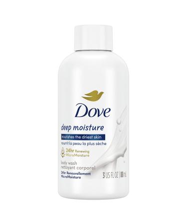 Dove Body Wash Deep Moisture for Dry Skin Body Wash with 24hr Renewing MicroMoisture Nourishes The Driest Skin 3 oz