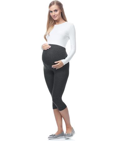 Be Mammy Maternity 3/4 Leggings - Dark Melange | XXL Size - Buy Online on GoSupps.com