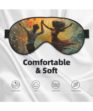 Dance with Music Soft Sleep Eye Mask Female Breathable Eye Patch Perfect for Travel and Relaxation - Buy Online on GoSupps.com