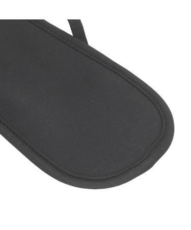 Soft Neck-Ripid Oil Wrap for Thyroid | Reusable Castor Oil Packs | Organic Compress for Neck Knots | Ideal for Sleep (Black) - Buy Online on GoSupps.com