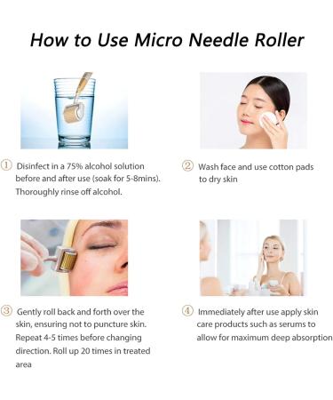 Titanium Derma Roller 192 Microneedles Dermaroller Micro Needle Roller Professional Microneedling Derma Needling Kit Skin Care for Face Wrinkles Hair Loss Stretch Marks Hair Regrowth(2.0mm) - Buy Online on GoSupps.com