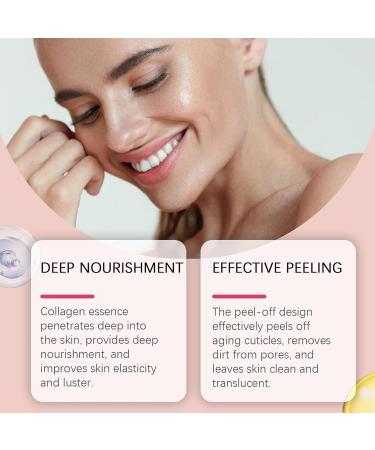 Collagens Night Wrapping Maskes Collagens Overnight Wrapping Peel Off Facial Maskes Nourishing Face Collagens Night Maskes Moisturizing Peel Off Face Covers Reduces Sagging & Dullness - Buy Online on GoSupps.com