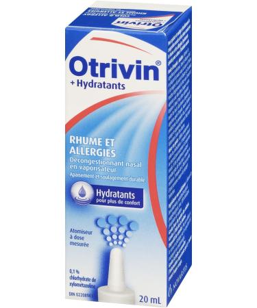 Otrivin Cold and Allergy Measured Dose Pump with Moisturizer 20ml 30 mL Moisture - Buy Online on GoSupps.com