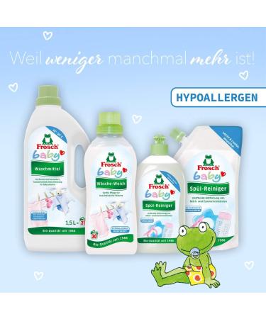 Buy Frosch Baby Dishwasher Cleaner Refill Bag 500ml - Eco-Friendly & Effective | International Shipping Available - Buy Online on GoSupps.com