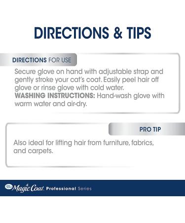 Four Paws Magic Coat Professional Series Love Glove Cat Grooming Mitt - Gentle Pet Hair Removal Tool - Buy Online on GoSupps.com
