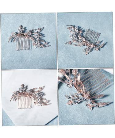Ipetboom 1 PC Comb Rhinestone Flower Bridesmaid Branches and Leaves Alloy - Buy Online on GoSupps.com