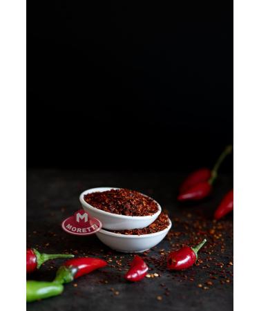 Moretti 100% Calabrian Dried Flakes: 50 g of pure taste and spiciness ideal for enhancing your sauces and grilled meats - Buy Online on GoSupps.com