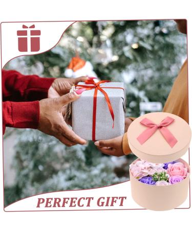 Ipetboom Preserved Flower Decoration Artificial Plants Scented Soap Rose Petals Plant Indoor Christmas Decorations Scented Soap Roses Gift Indoor Plant Soap Flower Purple Delicate Gift Box 16.2X16.2X8.2CM Purple - Buy Online on GoSupps.com