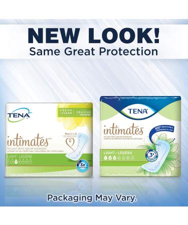 TENA Intimates Incontinence Pads for Women - Light Absorbency, Ultra Thin, Regular Length - 30 Count (Pack of 6) - Buy Online on GoSupps.com