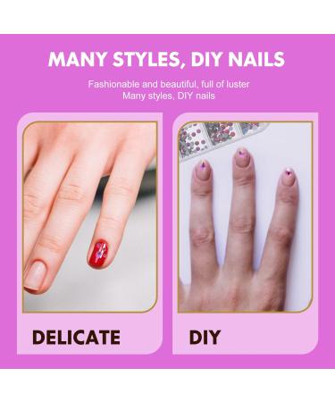 Beaupretty 1 Box Nail Art Accessories Crystal Nail Gems Nail Art Stickers Decorative Nail Diamond Nail Tech Accessories Multicolor Rhinestones Nail Ornaments Metal Purple 3d Resin Jewelry - Buy Online on GoSupps.com