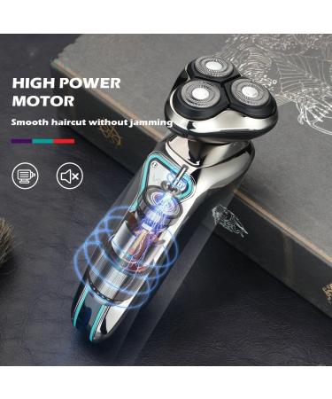 Buy Waterproof Electric Head Shaver for Bald Men - 3D Floating Razor & Beard Trimmer | USB Rechargeable Travel Lock - Black with Box - Buy Online on GoSupps.com