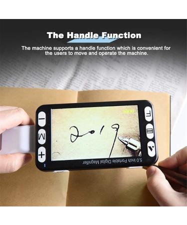 Electronic Reading Aid Digital Magnifier Digital HD - 5" Portable Video Magnifier 4x-32x-for Support Output to TV Best Gift for Low Vision - Buy Online on GoSupps.com