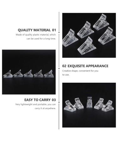 Fomiyes Nail Terminal Clips Set - 10pcs Nail Extension & Gel Fixation Clips for Manicure | Fast Shipping Worldwide - Buy Online on GoSupps.com