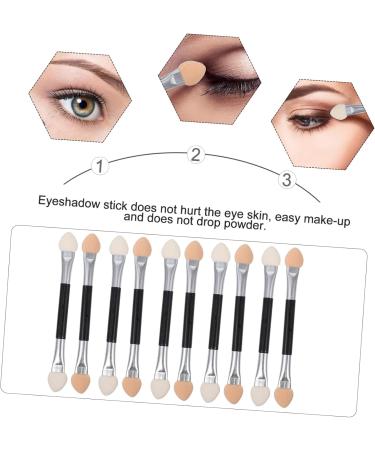 MAGICLULU 40 Pcs Latex Eye Shadow Stick Sponges Cosmetic Dual Sided Eyeshadow Brush Mackey Double Sided H3210 - Buy Online on GoSupps.com