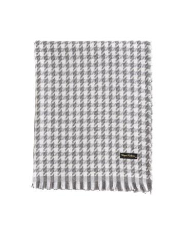 Women's scarf triangular scarf cashmere scarf winter cotton triangle scarf neck warmer vintage winter cloth multi-purpose scarf for women scarf unit size gray