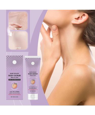 100 g Bump Eraser Body Scrub with 8 AHA keratosis Pilaris exfoliator skin scrubs for women and men deep cleansing and nourishes the skin - Buy Online on GoSupps.com