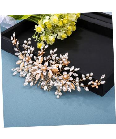 FOYTOKI Headgear Bridal Hair Decor Wedding Headdress Bride Wedding Hair Comb Wedding Headpiece Bridal Headpieces for Wedding Bride Hair Comb Bridal Hair Comb Wedding Hair Accessories - Buy Online on GoSupps.com