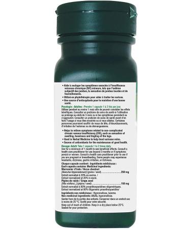 Adrien Gagnon - Feminex Healthy Legs Naturally Improved Blood Circulation and Varicose Veins 60 Vegetarian Capsules - Buy Online on GoSupps.com