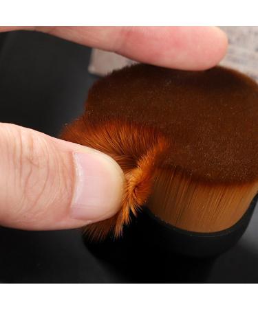 Brush for Mixing Liquid Foundation Cosmetic Applicator Brush Cosmetic Powder Blending Brush | Heart Shaped Liquid Powder Foundation Brush for Dating Travel Business Trip Black - Buy Online on GoSupps.com