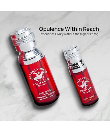Beverly Hills Polo Club BHPC Men's Eau De Toilette Bonus Pack featuring 1.7 oz EDT + Bonus 0.5 oz EDT (Blaze) - Buy Online on GoSupps.com