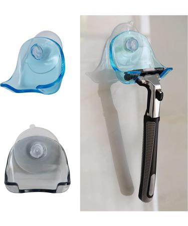 EIKS 2 Pack Portable Razor Holder with Suction Cup Hooks - Shower, Bathroom, Travel - Wall Mounting - Reusable - Buy Online on GoSupps.com
