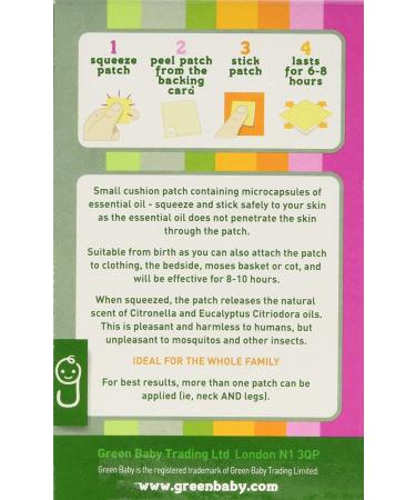VIE Greenbaby Mosquito Patches (48 Count) - Squeeze & Stick, Pack of 1 Green Baby - Buy Online on GoSupps.com