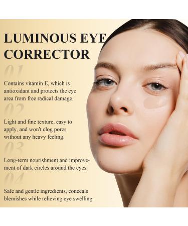 Luminous Eye Corrector SPF 41 Under Eye Color Corrector for Dark Circles Anti-Aging Tinted Eye Cream Hydrating Eye Serum with Peach Undertone (Natural Color 1PCS) - Buy Online on GoSupps.com