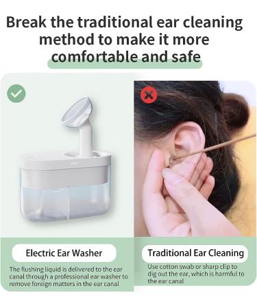 Electric Ear Wax Removal Tool with 4 Clean Modes and Sewage System - Earwax Removal Kit for Effective Ear Cleaning - Includes Cotton Swab, Ear Bulb and 3 Ear Tips - Buy Online on GoSupps.com