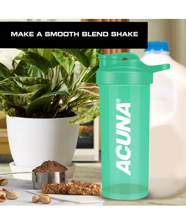 Acuna 700ml Protein Shaker Bottle | BPA-Free Mixer Ball Screw Cap - Perfect for Gym & Protein Powder - Buy Online on GoSupps.com
