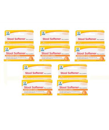 Quality Choice Stool Softener Plus Laxative 60 Tablets (Pack of 5)