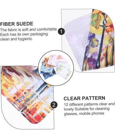 Healifty 48 Pcs Microfiber Cleaning Cloth Set for Glasses Screens & Windows Ultimate Eyeglasses & Watch Cleaning Wipes - Buy Online on GoSupps.com