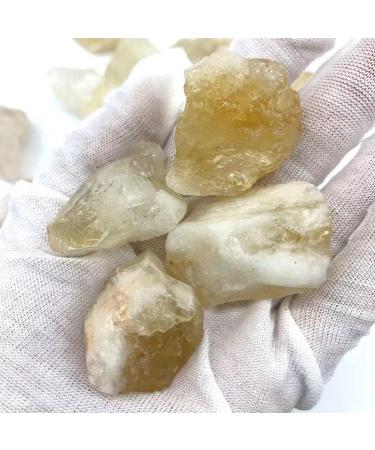 Crystal Hole Natural Crystals and Stones 200g Natural Citrine Healing Crystal Raw Rock Gemstone Gravel Stone for Home Decoration for Decoration Crystal Hole - Buy Online on GoSupps.com